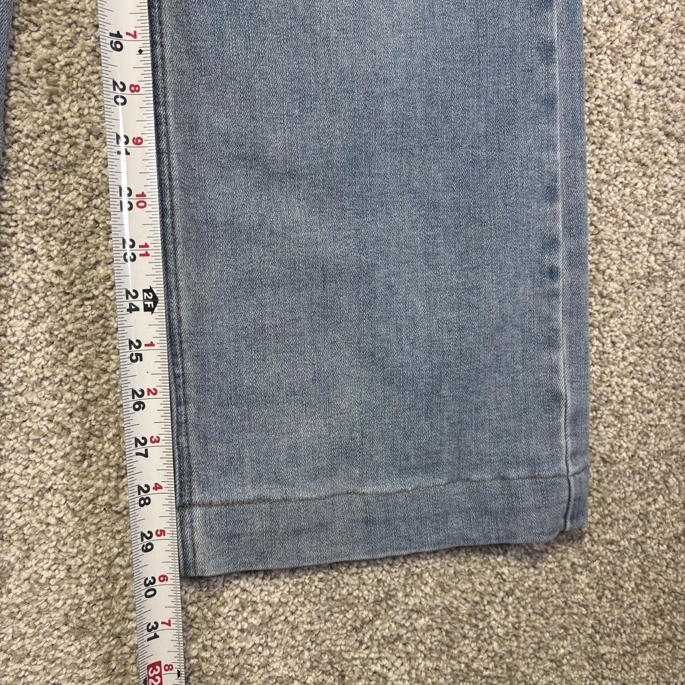 Judy Blue Wide Leg Jeans Womens 5/27 Blue Light Wash Relaxed Stretch Denim - Picture 3 of 10